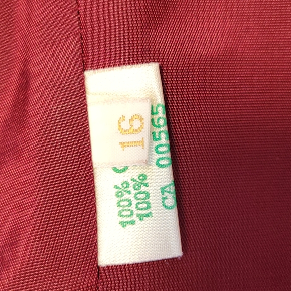 Highland Queen vintage velvet single breasted blazer burgundy fully lined. - Picture 10 of 12